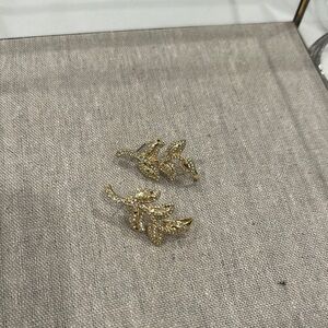 Gold Leaf Earrings *flaws